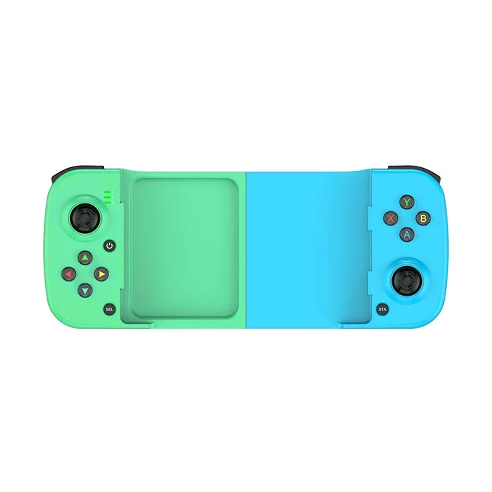 Bluetooth 5.0 Game Controller Wireless Mobile Phone Gamepad Blue and Green