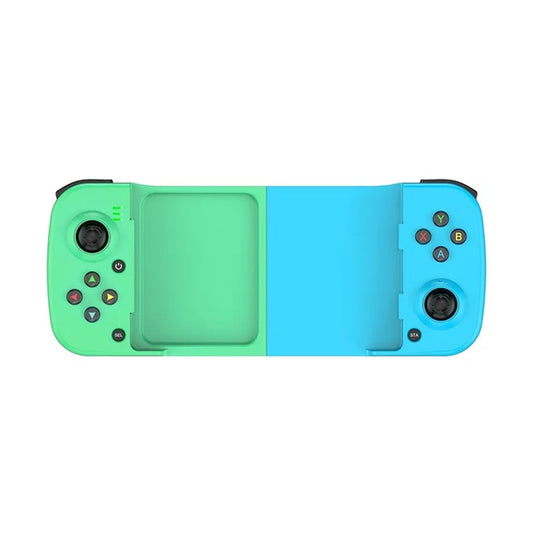 Bluetooth 5.0 Game Controller Wireless Mobile Phone Gamepad Blue and Green