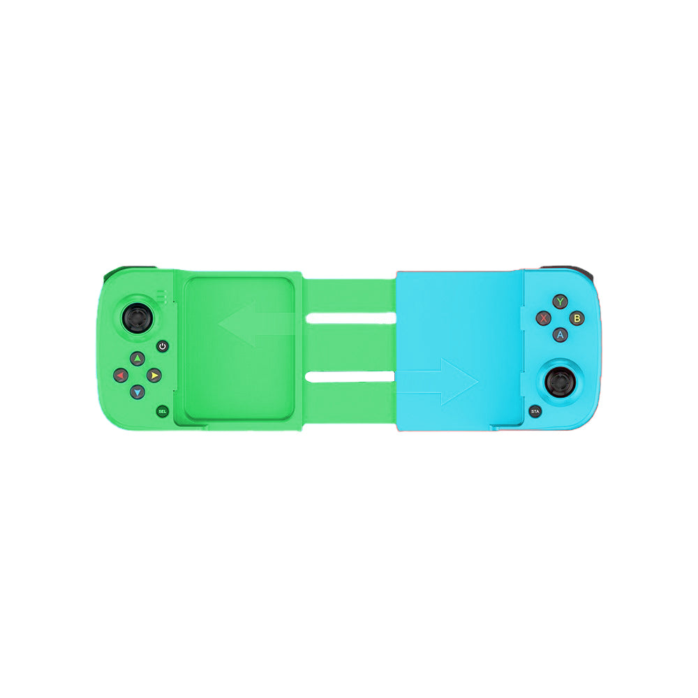 Bluetooth 5.0 Game Controller Wireless Mobile Phone Gamepad Blue and Green