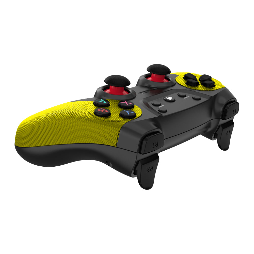 2.4G Wireless Controller for Type-C Android Mobile Phones PC PS3 Yellow
