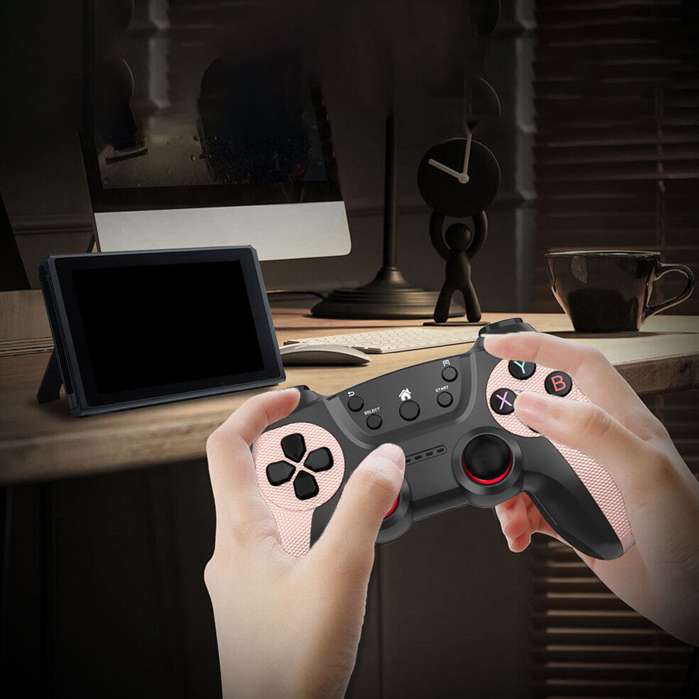 2.4G Wireless Controller for Type-C Android Mobile Phones PC PS3 Pink