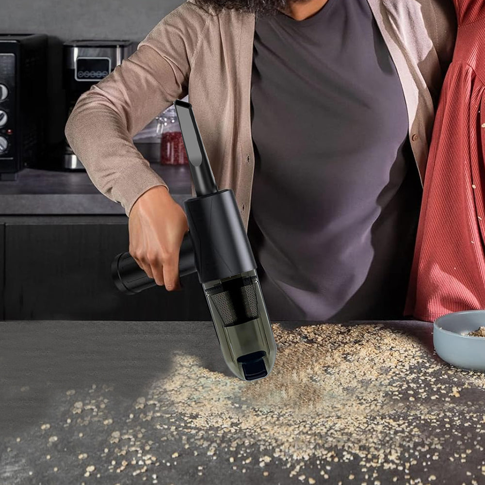 Portable Cordless Compressed Air Duster Rechargeable Air Blower Computer Keyboard Car Cleaning