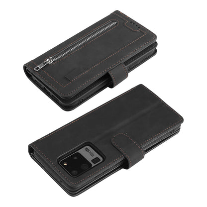 For iPhone 15 Series Case PU Leather iPhone Wallet Flip Cover Black