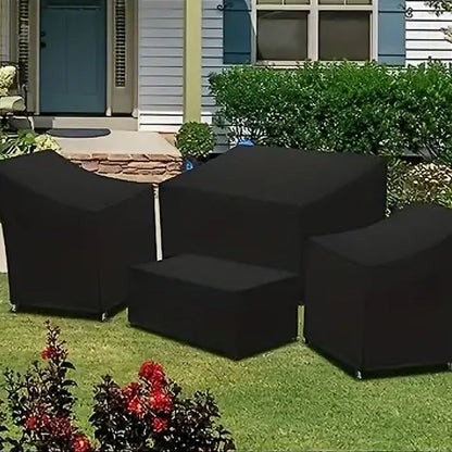 4-Piece Set Patio Furniture Covers Waterproof Outdoor Furniture Set UV-Resistant Patio Cover All-Weather Furniture Cover