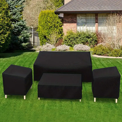 4-Piece Set Patio Furniture Covers Waterproof Outdoor Furniture Set UV-Resistant Patio Cover All-Weather Furniture Cover