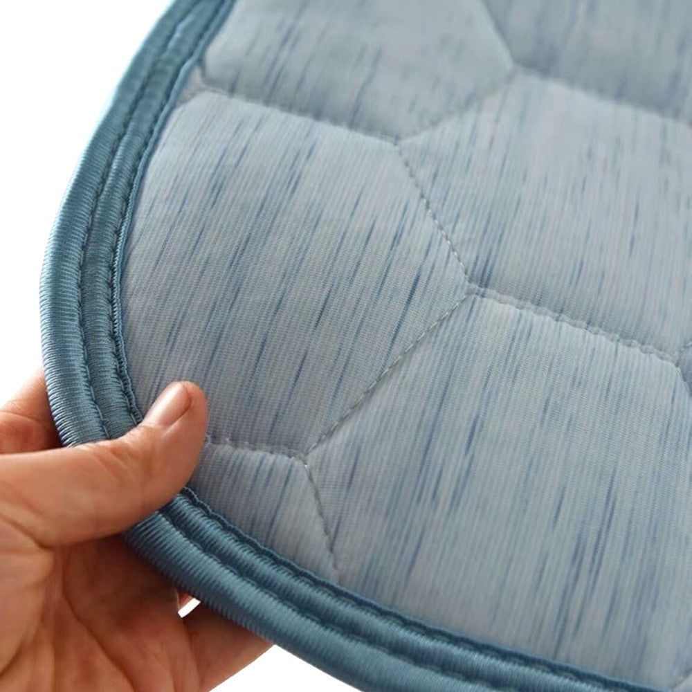 2Pcs 65x45cm Summer Cooling Pillow Pad Pillow Cover - Blue