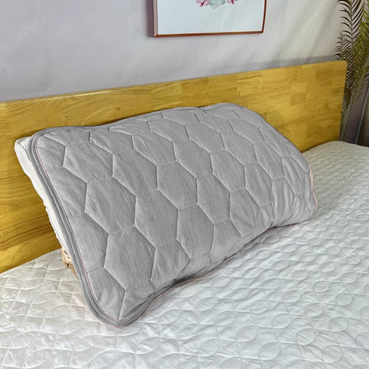 2Pcs 65x45cm Summer Cooling Pillow Pad Pillow Cover - Grey