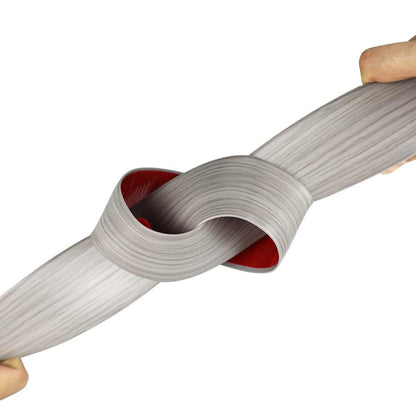 2Pcs 1-Meter Length Self Adhesive Floor Transition Strip Gray