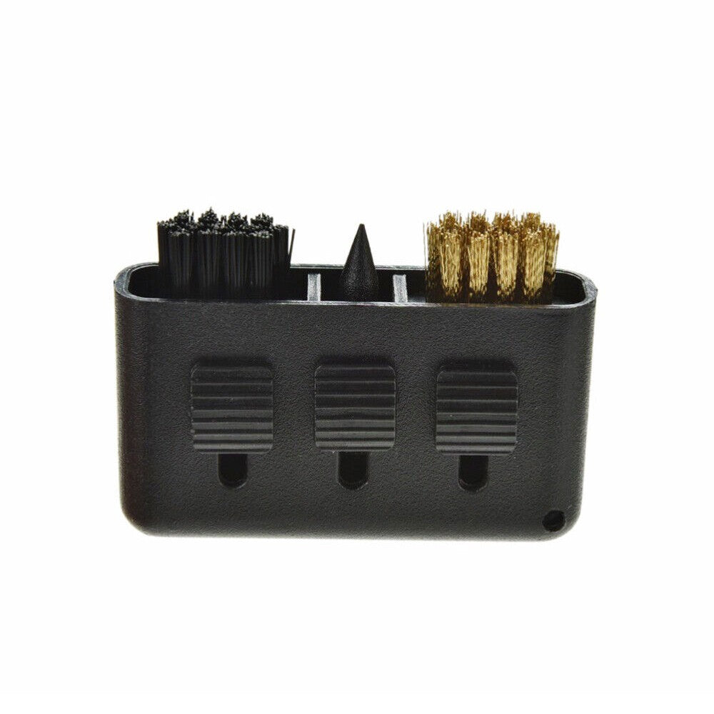 2Pcs 3-in-1 Golf Club Brush Head Brush Retractable Three-hole Groove Cleaning Brush