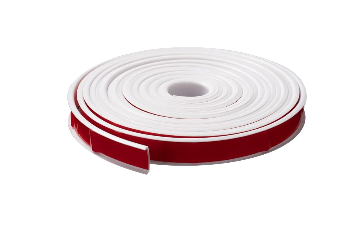 Collapsible U Shape Self Adhesive Edge Protector - White