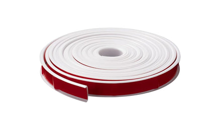 Collapsible U Shape Self Adhesive Edge Protector - White