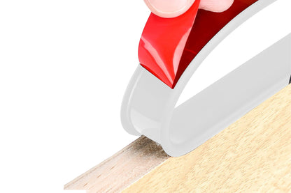 Collapsible U Shape Self Adhesive Edge Protector - White