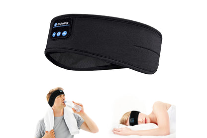 Bluetooth Headphone Wireless Music Headband - Black