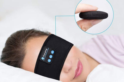 Bluetooth Headphone Wireless Music Headband - Black
