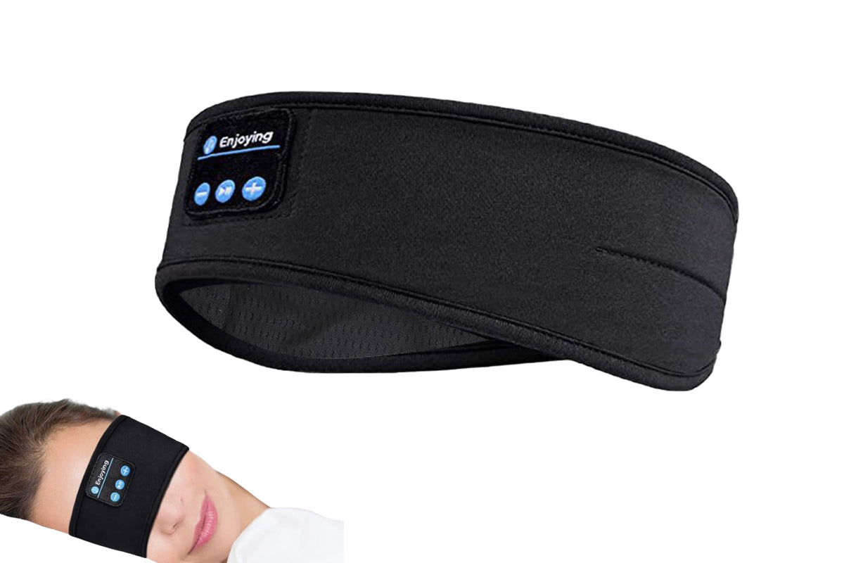 Bluetooth Headphone Wireless Music Headband - Black
