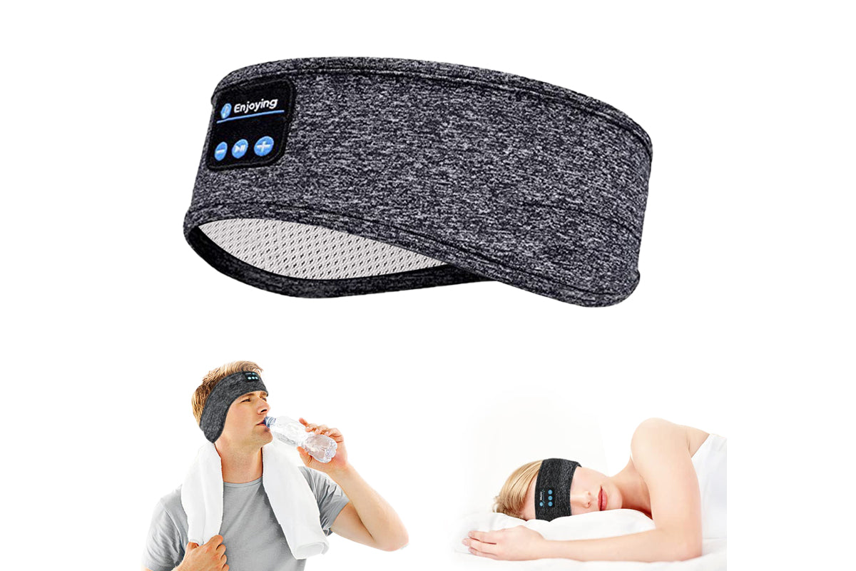 Bluetooth Headphone Wireless Music Headband - Gray