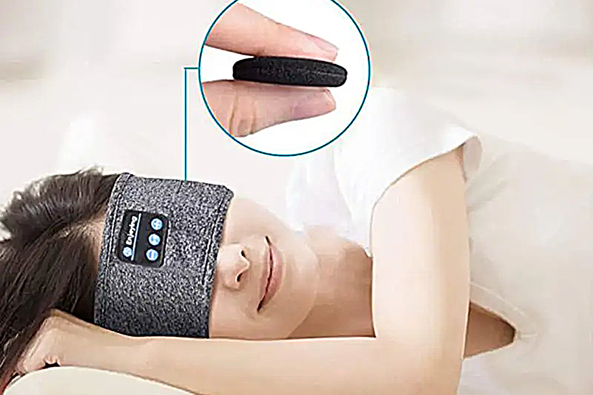 Bluetooth Headphone Wireless Music Headband - Gray