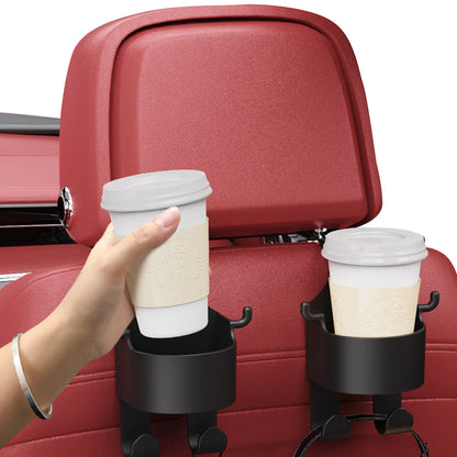 4 Pcs Multifunctional Cup Holder Hook Car Seat Back Cup Holder Hooks