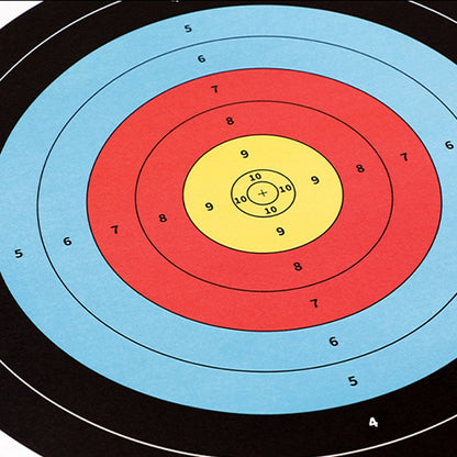 30Pcs Archery Targets Paper with 4Pcs Face Pins Bow Arrow Targets Paper Target Practice Accessories