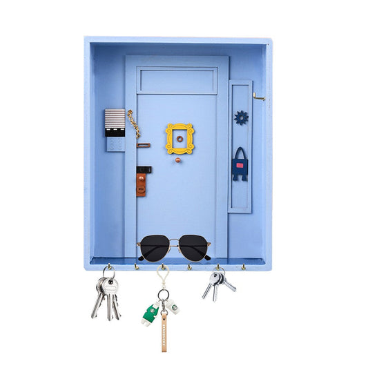 Friends Inspirated Key Holder Wall -Mount Cute Key Holder for Entryway Living Room Office