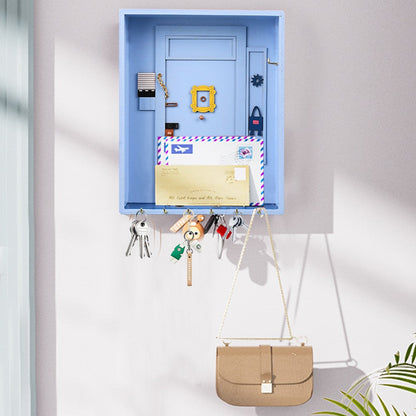 Friends Inspirated Key Holder Wall -Mount Cute Key Holder for Entryway Living Room Office