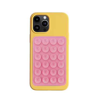 5Pcs Silicone Suction Phone Case Mount Self-Adhesive Hands-Free Phone Holder Phone Accessory
