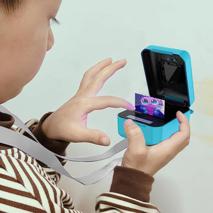 Silicone Case for Bitzee Interactive Digital Pet with Lanyard Blue