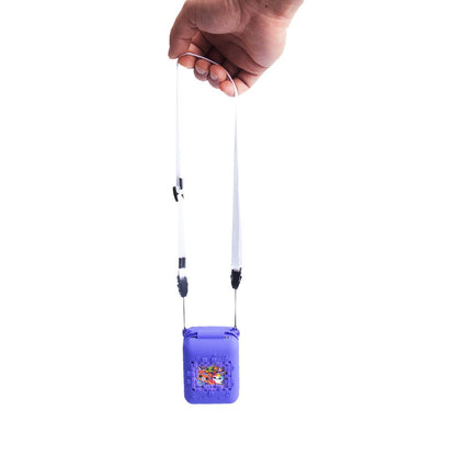 Silicone Case for Bitzee Interactive Digital Pet with Lanyard Purple