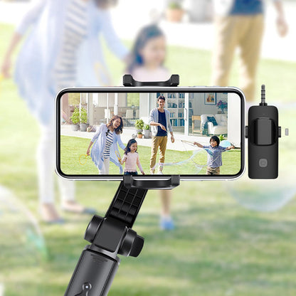 3-in-1 Wireless Lavalier Microphone Set for Vlog Live Streaming Style 2