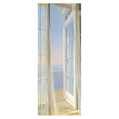 Self-adhesive Door Sticker Peel and Stick Door Mural PVC Door Wallpaper Multicolor