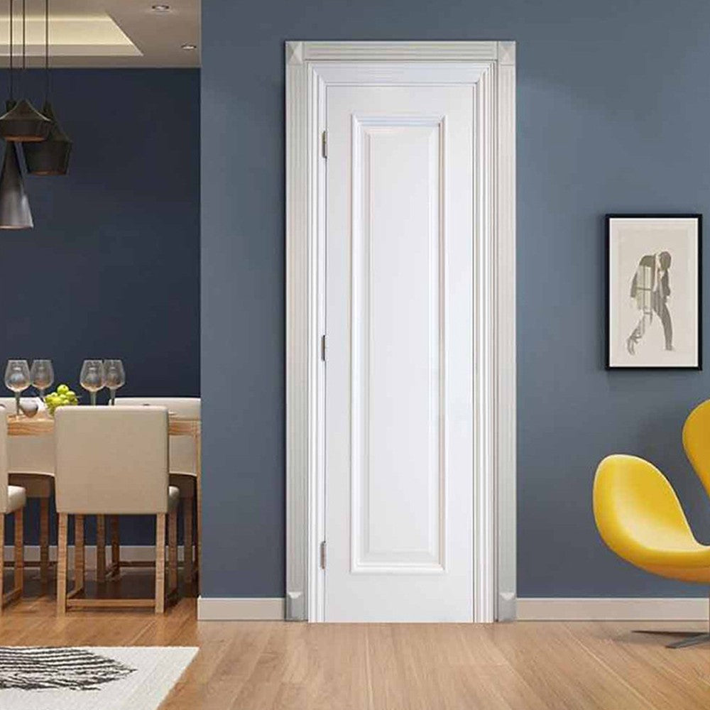 Self-adhesive Door Sticker Peel and Stick Door Mural PVC Door Wallpaper White