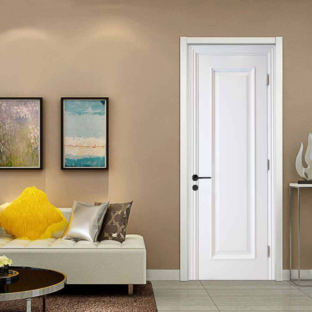 Self-adhesive Door Sticker Peel and Stick Door Mural PVC Door Wallpaper White