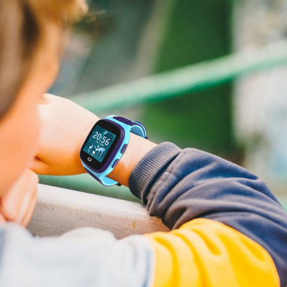 Kids 4G Smart Watch Video Calling SOS GPS Location Tracking Blue