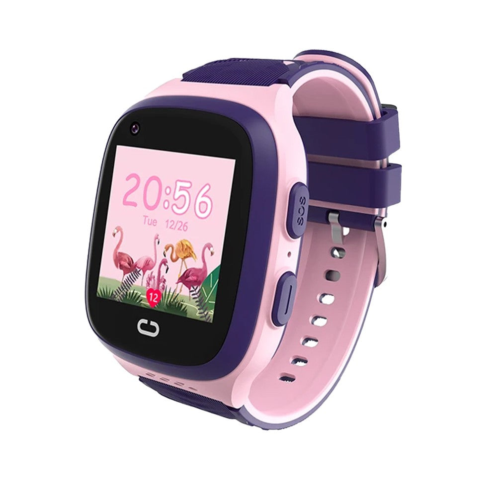 Kids 4G Smart Watch Video Calling SOS GPS Location Tracking Pink