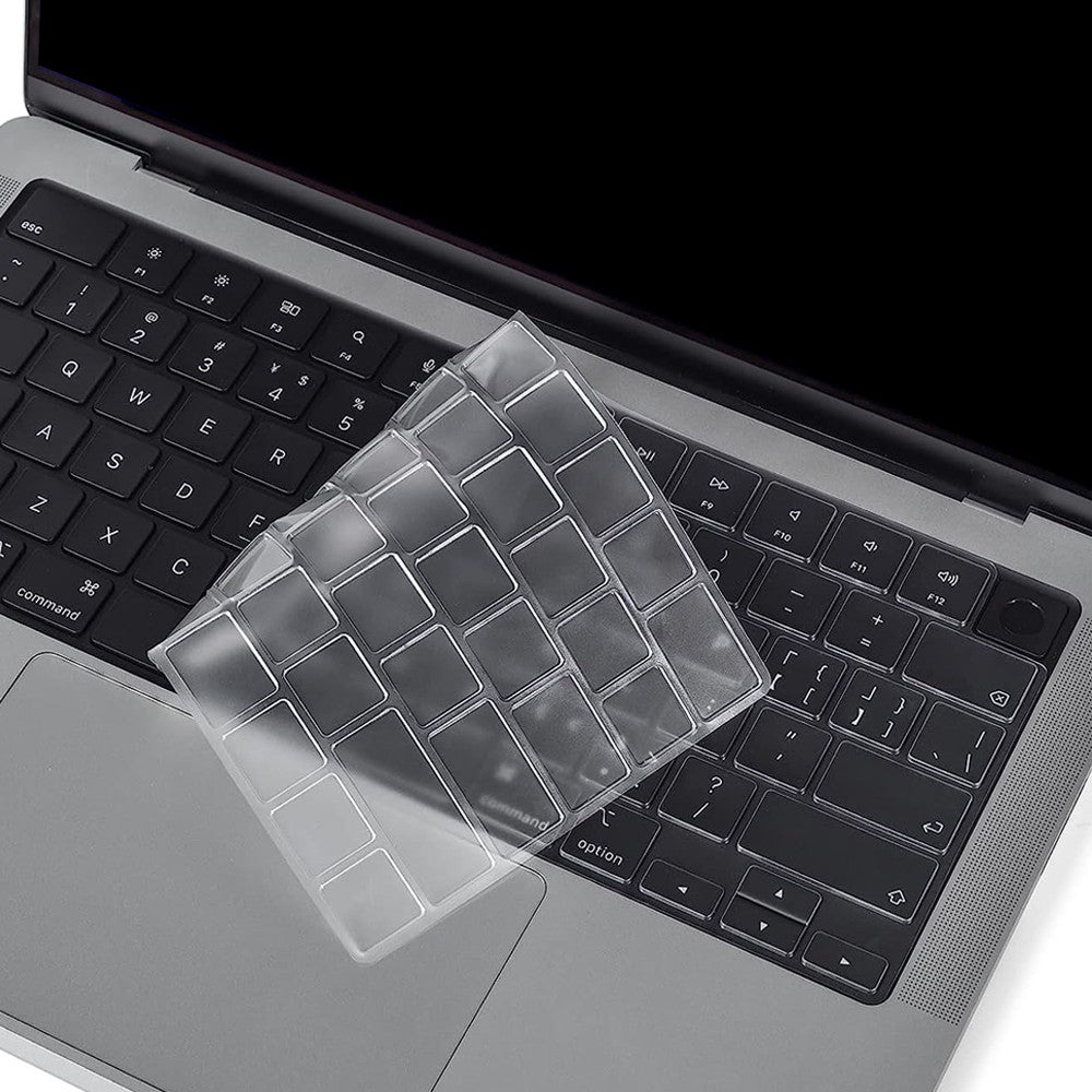 1Pc Clear Silicone Keyboard Cover Compatible with Apple Macbook Pro 14