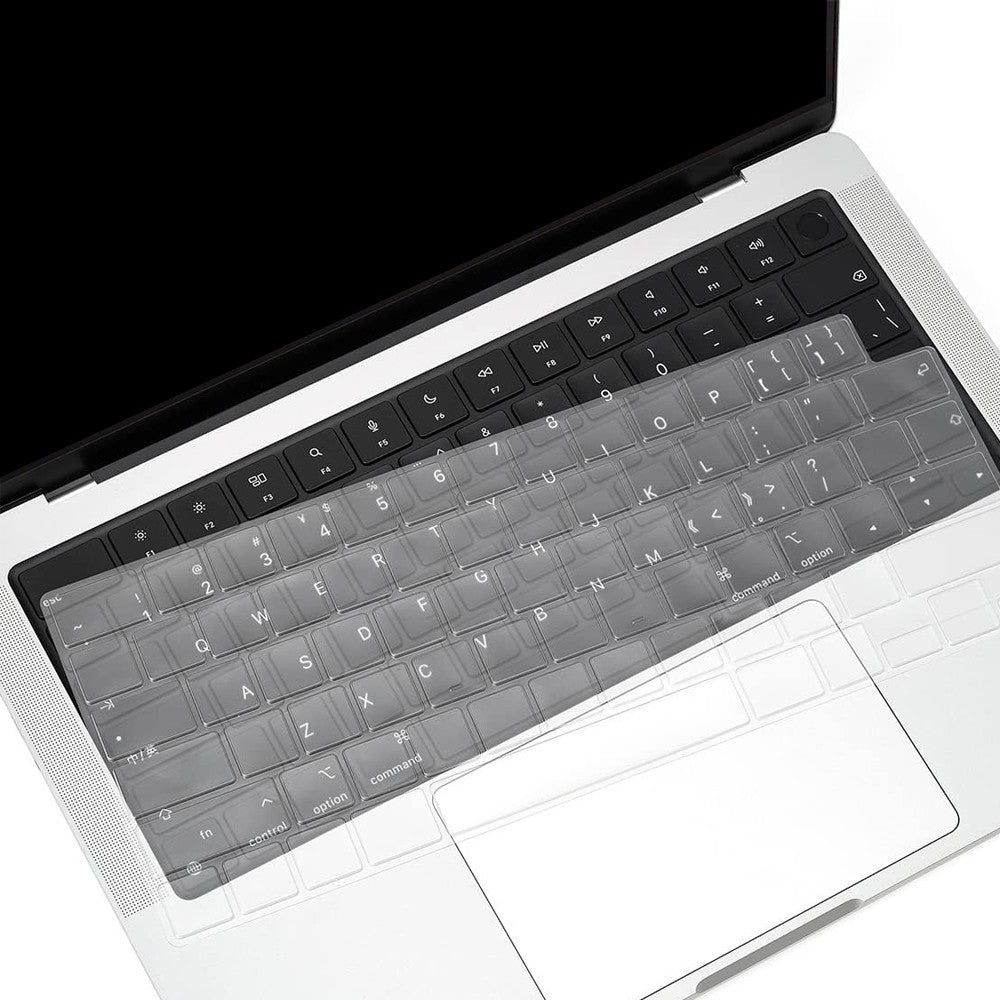 1Pc Clear Silicone Keyboard Cover Compatible with Apple Macbook Pro 14