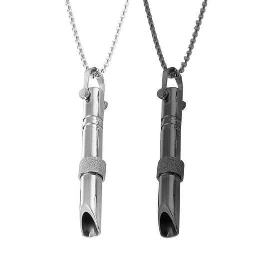 2Pcs Mindful Breathing Necklace Anxiety Relief with Cleaning Brush