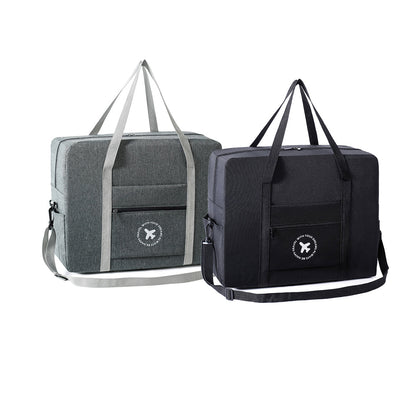 2Pcs Large Capacity Travel Tote Bag Foldable Waterproof Luggage Boarding Bag