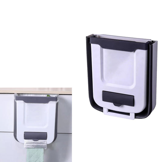 Foldable Hanging Kitchen Trash Can Garbage Can Waste Bin for Kitchen Bathroom Camping