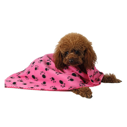 Cozy Soft Dog Pet Blanket for Couch Protection - Blue+Pink
