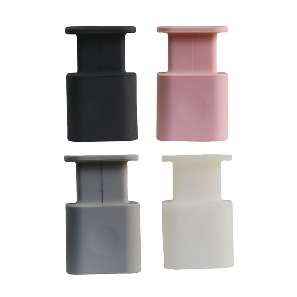 4Pcs 2 In 1 Silicone Charger Protector with Cord Wrap for Apple 18W/20W Charger