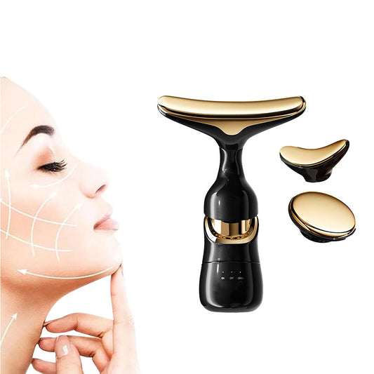 3-in-1 Electric Facial Massager Anti Aging Neck Chin Lifting Device