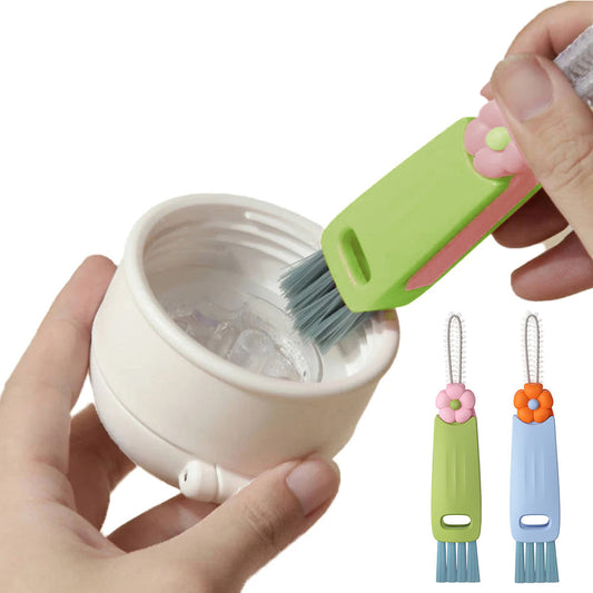 2Pcs 3-in-1 Cup Lid Cleaning Brush Crevice Cleaning Brush