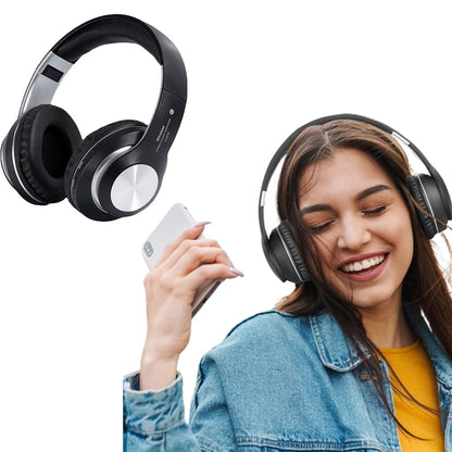 Wireless Bluetooth Headphones Rechargeable Earphones with Mic for Music Sports Game
