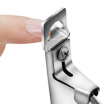 2Pcs Acrylic Nail Scissor False Nail Clipper U-Edge Manicure Tips Cutter Trimmer