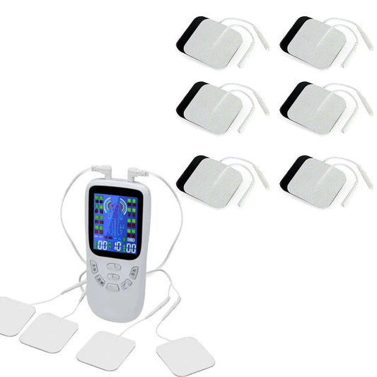 12Pcs 5 x 5cm Replacement Electrode Pads Self-Adhesive Massage Pads for TENS Machine