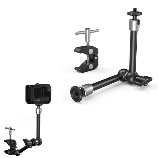 11 Inches Adjustable Articulating Arm  with Clamp for SLR Camera LCD Monitor
