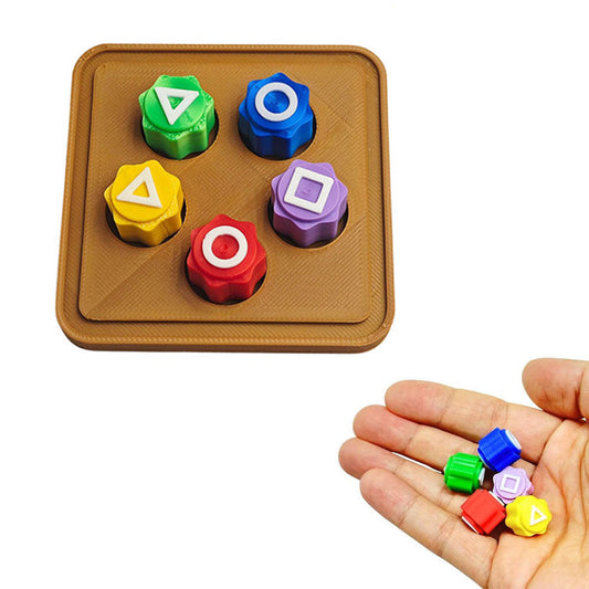 Korean Style Gonggi Game Set Traditional Play Game Catching Toy for Hand-Eye Coordination Training