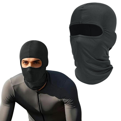 Balaclava Mask Summer Cooling Neck Gaiter Mask for Riding Grey