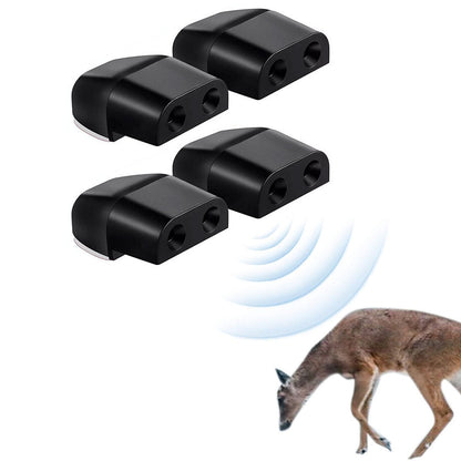 4Pcs Ultrasonic Animal Repeller Deer Whistles Car Warning Devices